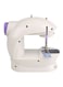 Dlc Mini Electric Sewing Machine White/Blue 22X20X12Cm