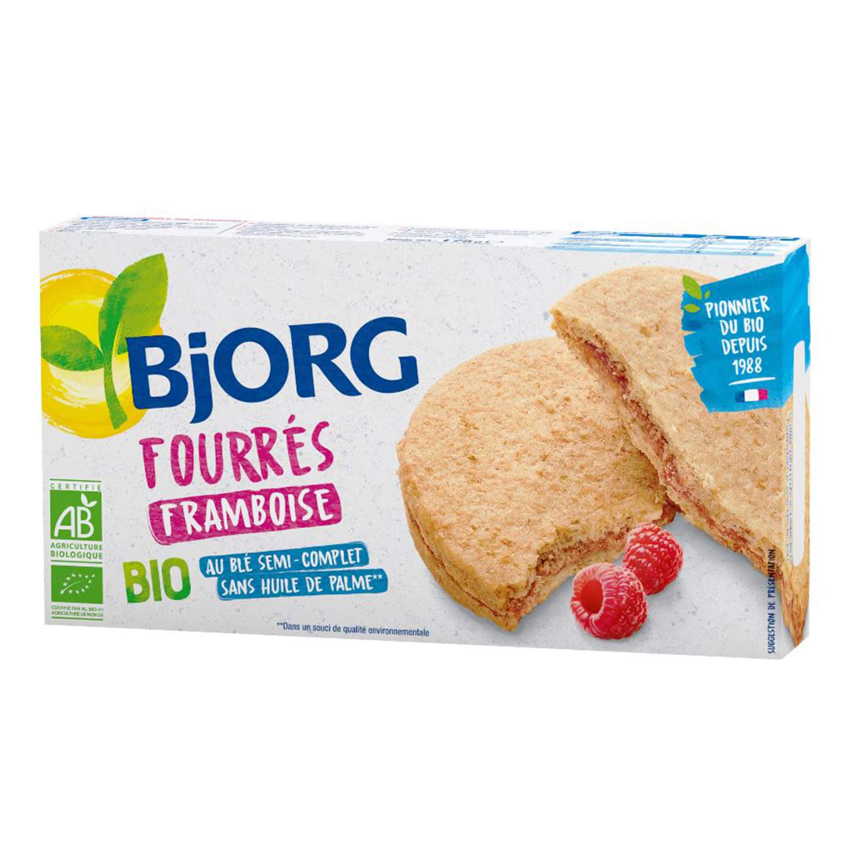 Bjorg Fourres Aux Framboises Bio 175GR