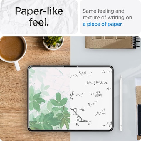 Spigen PaperTouch Tempered Glass Screen Protector [GLAStR EZ Fit Paper Touch] for iPad AIR 13 inch M2 (2024) with Auto Align Technology - [Case Friendly]