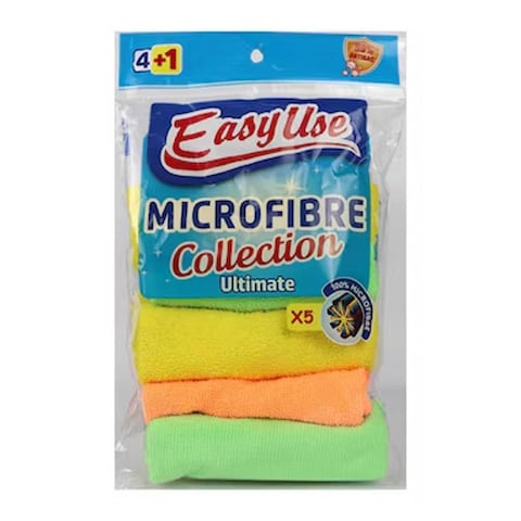 Easy Use Microfiber Towel - 36x38 Cm - 4 Pieces