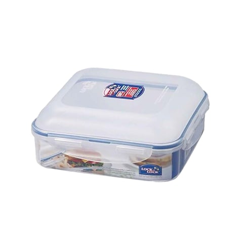 Lock and Lock Rectangular Food Container - 1.4 Liters - Clear