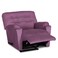 إن هاوس كرسي استرخاء هزاز منجد بالمخمل - بنفسجي فاتح - AB03