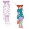 Djeco Rosemary And Friends Les Demoiselles Colouring