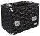 Caboodles Make Me Over 4 Tray Train Case, Cosmetic Storage Case And Organizer, Black Lace, 3.5 Lb