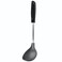 Tramontina Since 1911, Made In Brazil Utilita Gray Nylon Ladle With Stainless Steel Shank And Black Polypropylene Handle