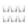 OCEAN TRAZE PRESENT (PRE) DOUBLE ROCK GLASS, PACK OF 6, 350 ML
