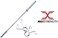 Max Strength Olympic Bar With Spring Collars Weight Lifting Bar With Rotating End 72"
