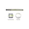 12V TGF 200W 108cm Bar Light For Jeep Wrangler, 18000LM Lumens, Aluminum Housing Material, and IP68 Waterproof Rating with 360-Degree Lighting Angle