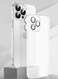 iPhone 14 Pro Max Case Slim Soft TPU Frosted Transluscent Full Body Protective Cover White