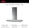 AEG Hood, Traditional Chimney, 60cm, DKB4650M, Made In Poland (1 Year Warranty)