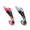 Hoco X38 Cool Charging Data Cable For Type-C - 2.4 Amp - Black