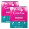 Carefree Cotton Fresh Scent Pantyliners White 56 Liners, Pack of 2