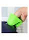 Generic A Pair Of Thick Oven Pinch Mitts, Heat Resistant Anti-Scald Gloves For Cooking Pinch Grips, Pot Holder And Potholder For Kitchen, Food-Grade Silicone Black 15*5*10cm