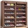 Household Hangers Racks Non-woven Fabrics Large Shoe Rack Organizer Removable Shoes Storage Cabinet Furniture for Home 120x118x30cm