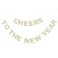 &ldquo;Cheers To The New Year&rdquo; Glitter Banner 1.5m &amp; 2m