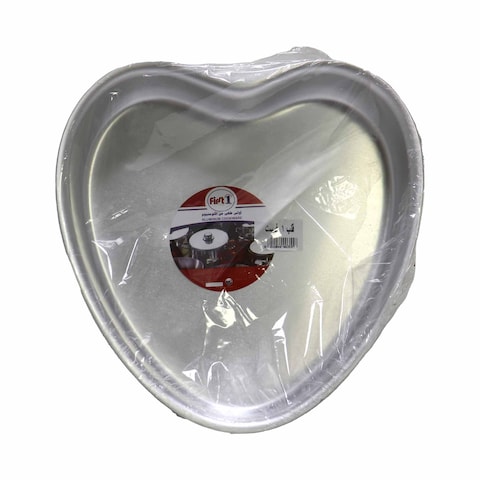 F1 Aluminum Heart Shape Cake Mold - Size 1