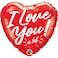 Qualatex I Love You A Lot Foil Balloon- 18-Inch Size