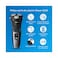 Philips Wet And Dry Electric Shaver S3122 Black