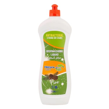 Fresh&#39;N Soft Smooth Care Anti Bacterial Pine Dishwashing Liquid 700ml