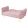 In House Rosela 2 In 1 Sofabed Velvet Upholstered - Light Pink