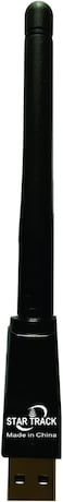 Star Track WiFi Adapter 2.4Ghz RF/PA/LNA Single Chip With 150MBPS PHY Rate Supporting Complies With IEEE802.11N And IEEE802.11B/G Feature Rich Wireless Connectivity At High Standards