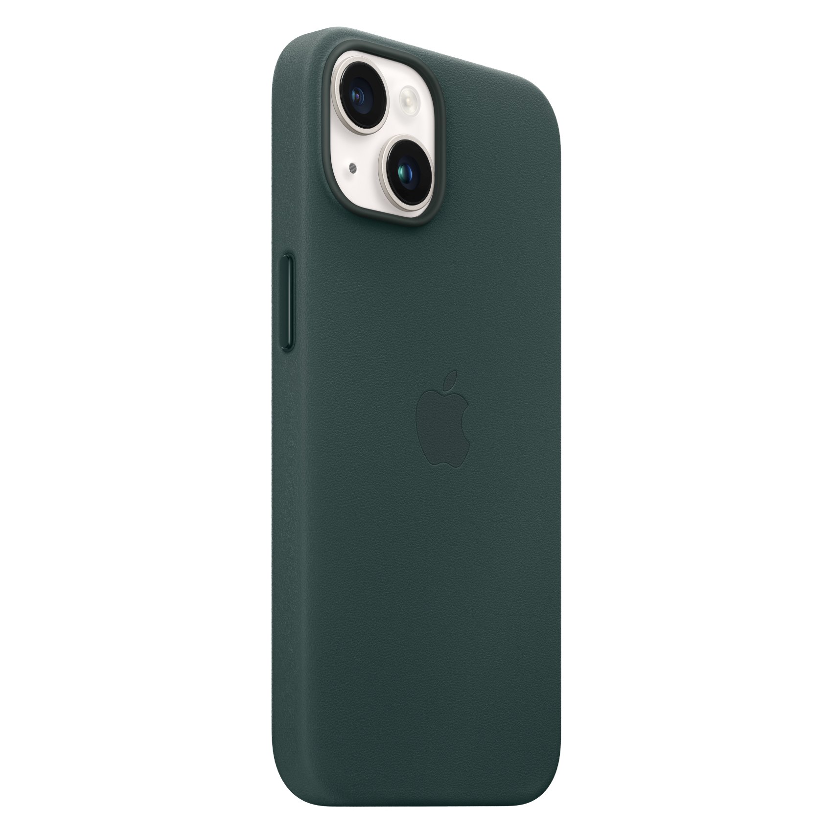 Apple Leather Case With MagSafe For iPhone 14 Forest Green