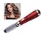 Professional 3 in 1 Negative Ionic Hot Air Straightener Comb Red