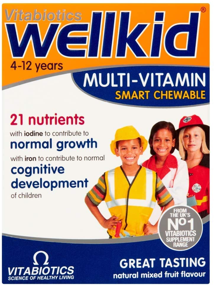 Vitabiotics Wellkid Smart Chewables - 30 Tabs