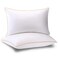 BLUEBERRY COTTON PIPING PILLOW WHITE - 1 - PIECE