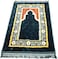 Fabienne Thick Foam Prayer Mat Anti-Slip Flannel Prayer Rug Printed 80 x 120 cm Green