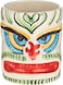 Arch Tiki Ceramic Cocktail Mocktail Juice Glass - White Tribal