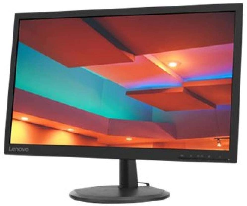 Lenovo C22-20 21.5&#39;&#39; FHD Monitor 5 ms VGA+HDMI, Cable Included VGA- Raven Black