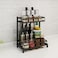 Stainless Steel Spice Rack Standing Corner Shelf