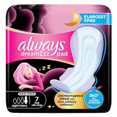 Always Pad Thick Night Soft 7 Pads