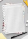 Lowha Spiral Notebook With 60 Sheets And Hard Paper Covers With Nd Abstarct &amp; Floral Design, For Jotting Notes And Reminders, For Work, University, School