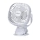 Olsenmark Rechargeable Multifunction Mini Fan- 1W, OMF1835 - Adjustable Angle, Use Clip &amp; Table, Rechargeable Lithium Battery, LED Night Light, Brush Less Motor