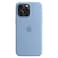 Apple Silicone Case Cover With MagSafe For iPhone 15 Pro Max Winter Blue