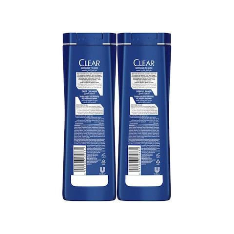 Clear Anti-Dandruff Shampoo Deep Cleanse 350ml Pack of 2