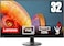Lenovo D32-40 31.5'' FHD WLED Monitor, 4ms Response Time, 60Hz Refresh Rate, 16 9 Aspect Ratio, 8 Color Depth, 16.7 Million Color Support, Eye Comfort, DP, HDMI, 99% sRGB, Black   66FCGAC2UK