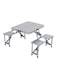 Intex Portable Folding Camping Table With 4 Seats 34x26x26inch