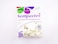 Sempertex (25pcs) 18" Round Balloons,  Solid White Latex Balloons 18"-1 Pc
