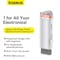 Baseus 8 In 1 Laptop Screen Keyboard Cleaner Kit Electronic Cleaning Brush Kit With Sim Card Pin Cleaning Tool For Computer Earbuds iPhone iPad MacBook Earphone PC With 2ml Mist Spray White
