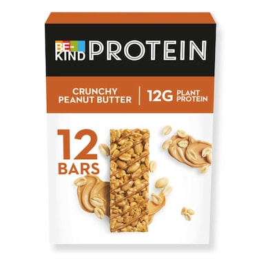 Be-Kind Crunchy Peanut Butter Protein Bar, 50g Pack of 12