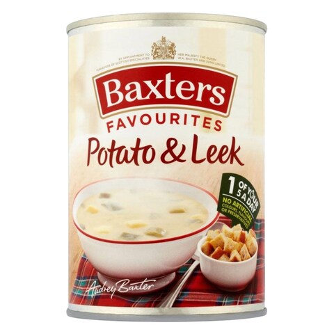 Baxters Soup Favourites Potato And Leek 400 Gram Online | Carrefour Jordan