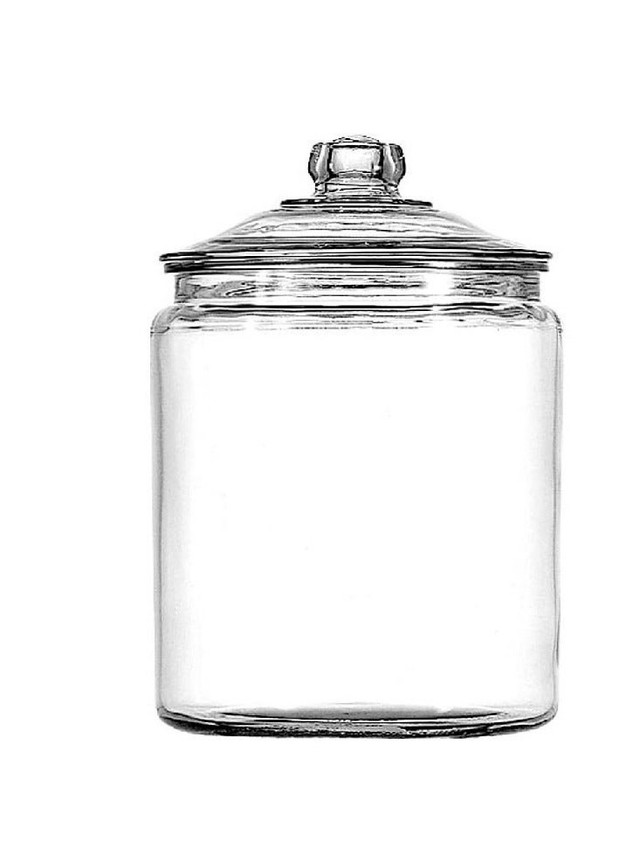 Anchor Hocking 1 Gallon Heritage Hill Jar With Glass Lid