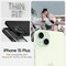Spigen Thin Fit designed for iPhone 15 Plus case cover (2023) - Black