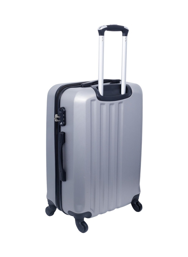 Buy Traveller Vertical Panel Pattern 24 Inch Cabin Size Trolley Bag ...