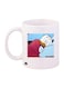Donald Duck Printed Mug White/Blue/Pink Standard Size