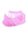 Newborn Baby Children's Bed With Pillow Mat Portable Folding Cot With Mosquito Net Pink