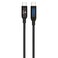 Swiss Military Type C To Type C Premium Braided Data Sync Charging Cable Black 2m